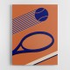 Tennis 80s Wall Art