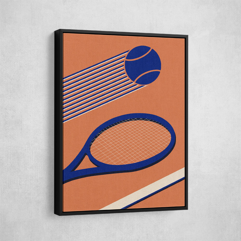 Tennis 80s Wall Art
