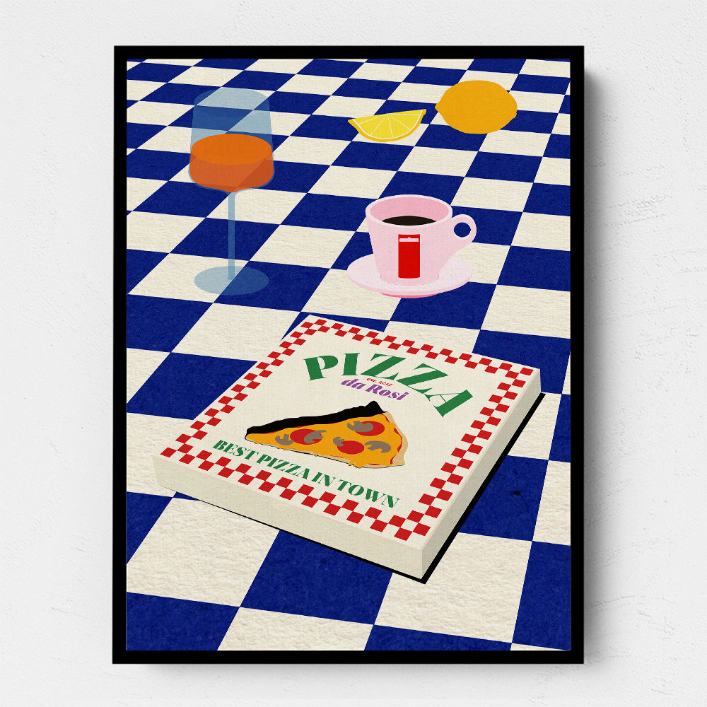 The Italian Menu Wall Art