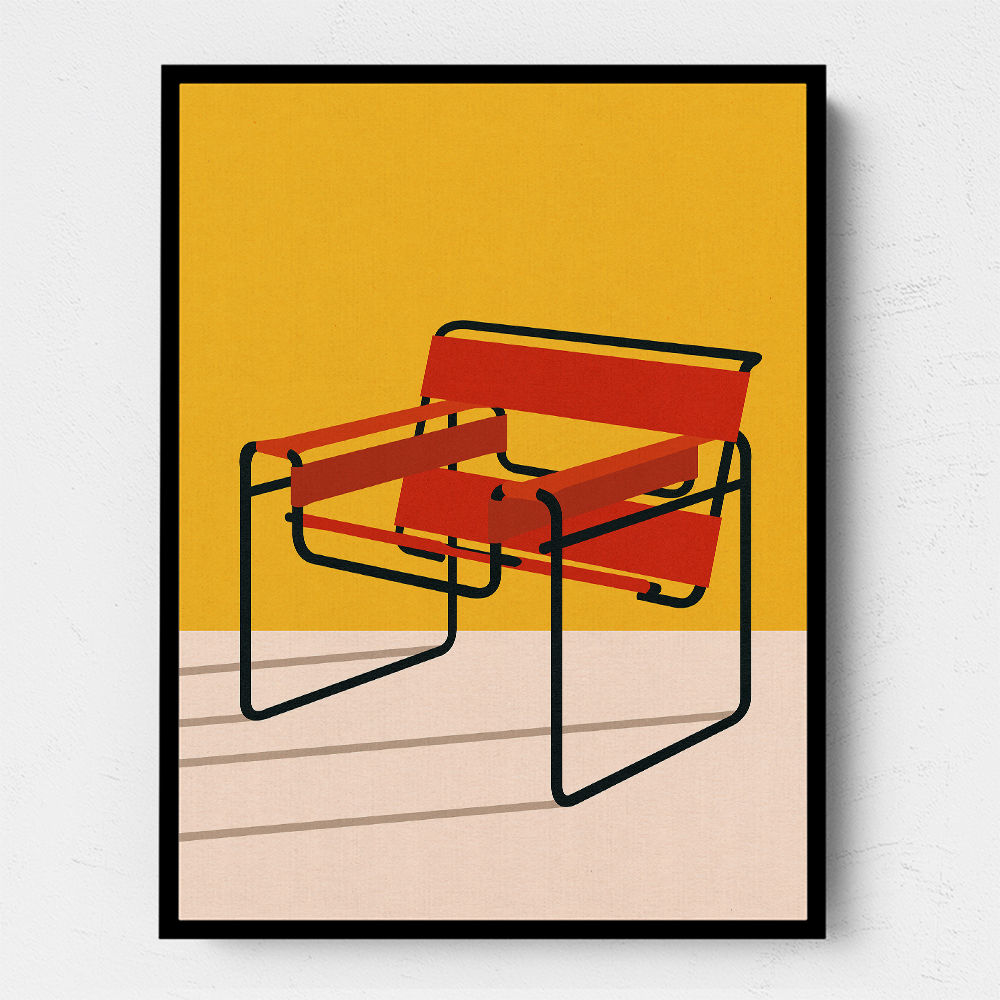 Wassily Chair Marcel Breuer Wall Art