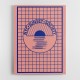 Nyc Sunset Society Blue Wall Art