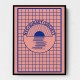 Nyc Sunset Society Blue Wall Art