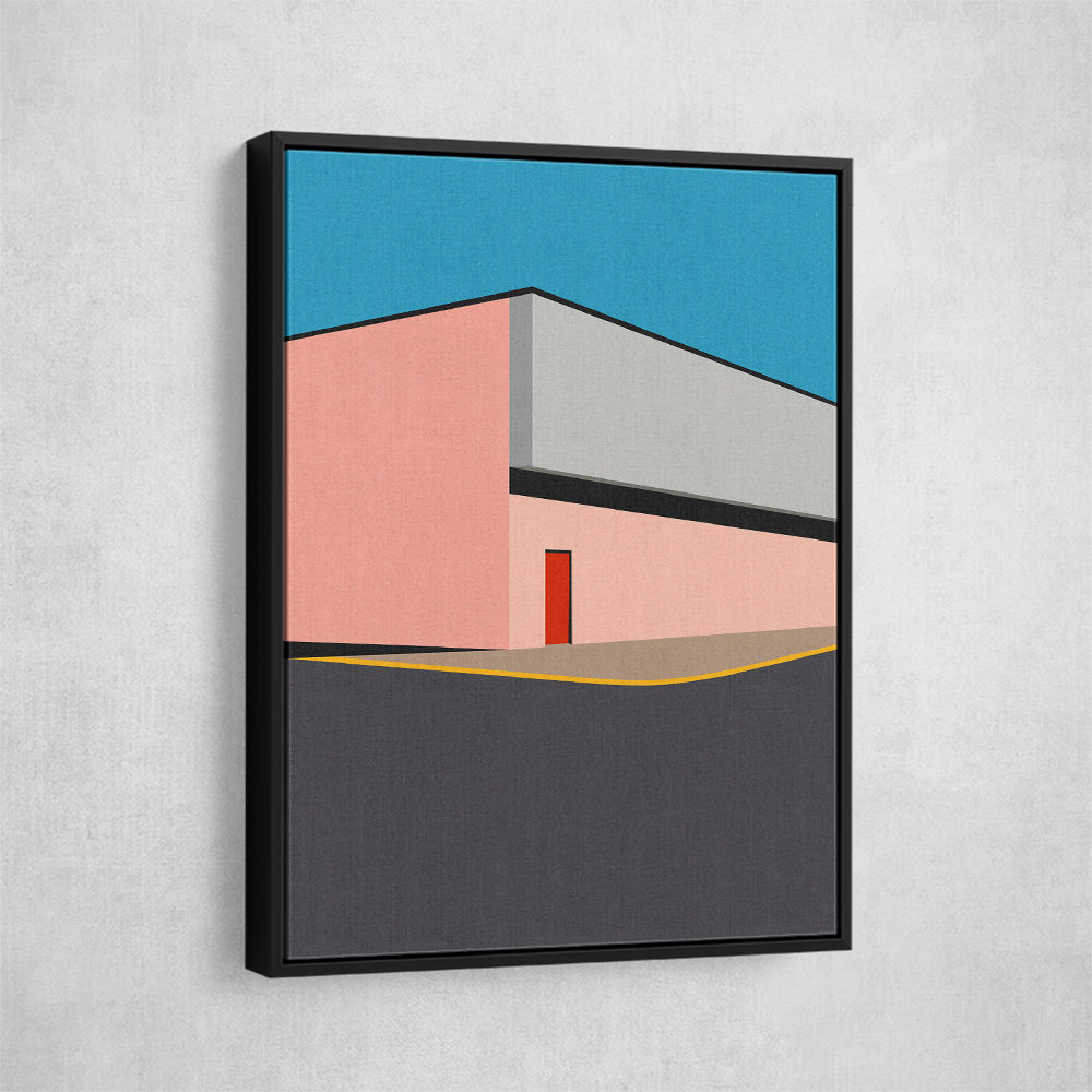 Warehouse Illustration Wall Art