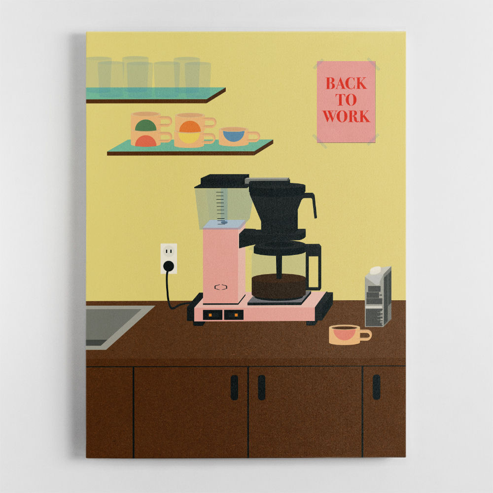 Back To Work Wall Art