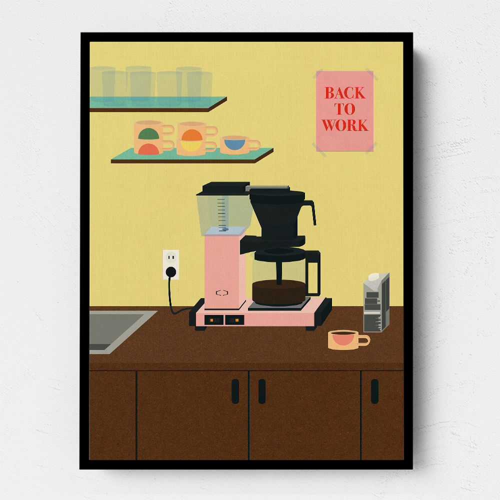 Back To Work Wall Art