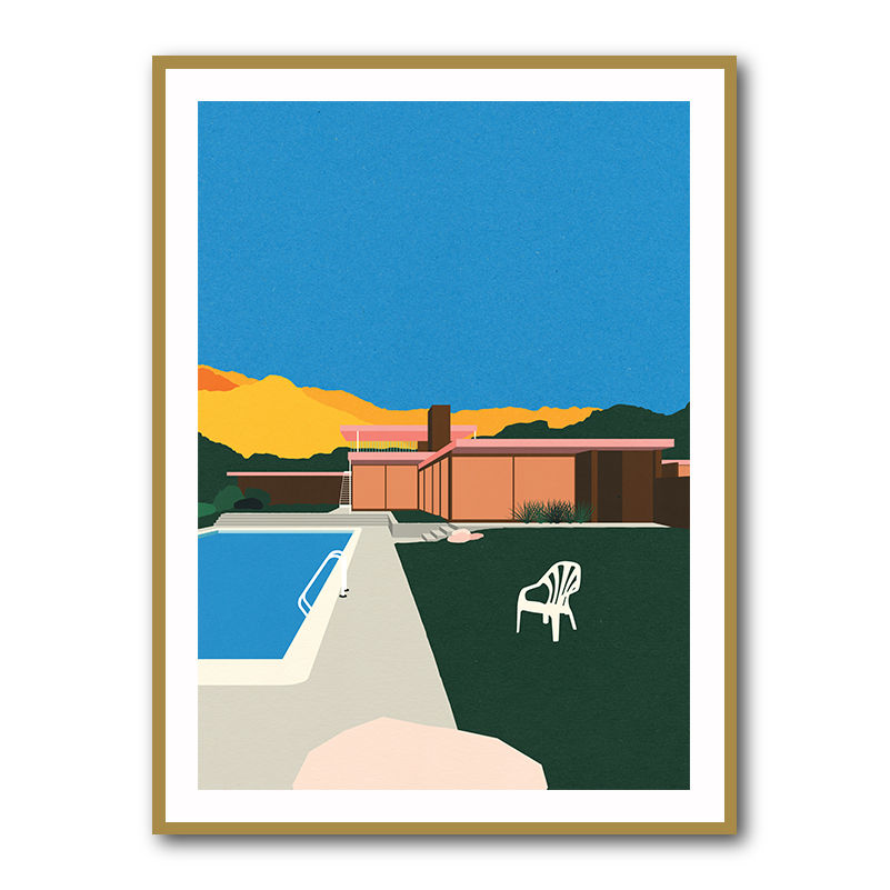 Kaufmann Desert House Poolside Wall Art