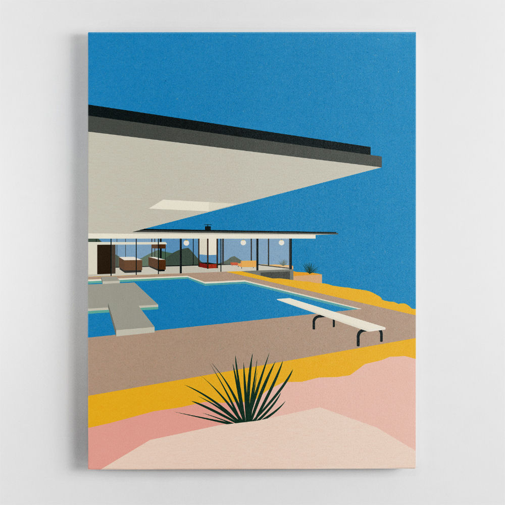 La Stahl House Wall Art