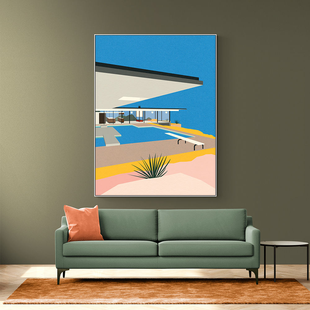 La Stahl House Wall Art