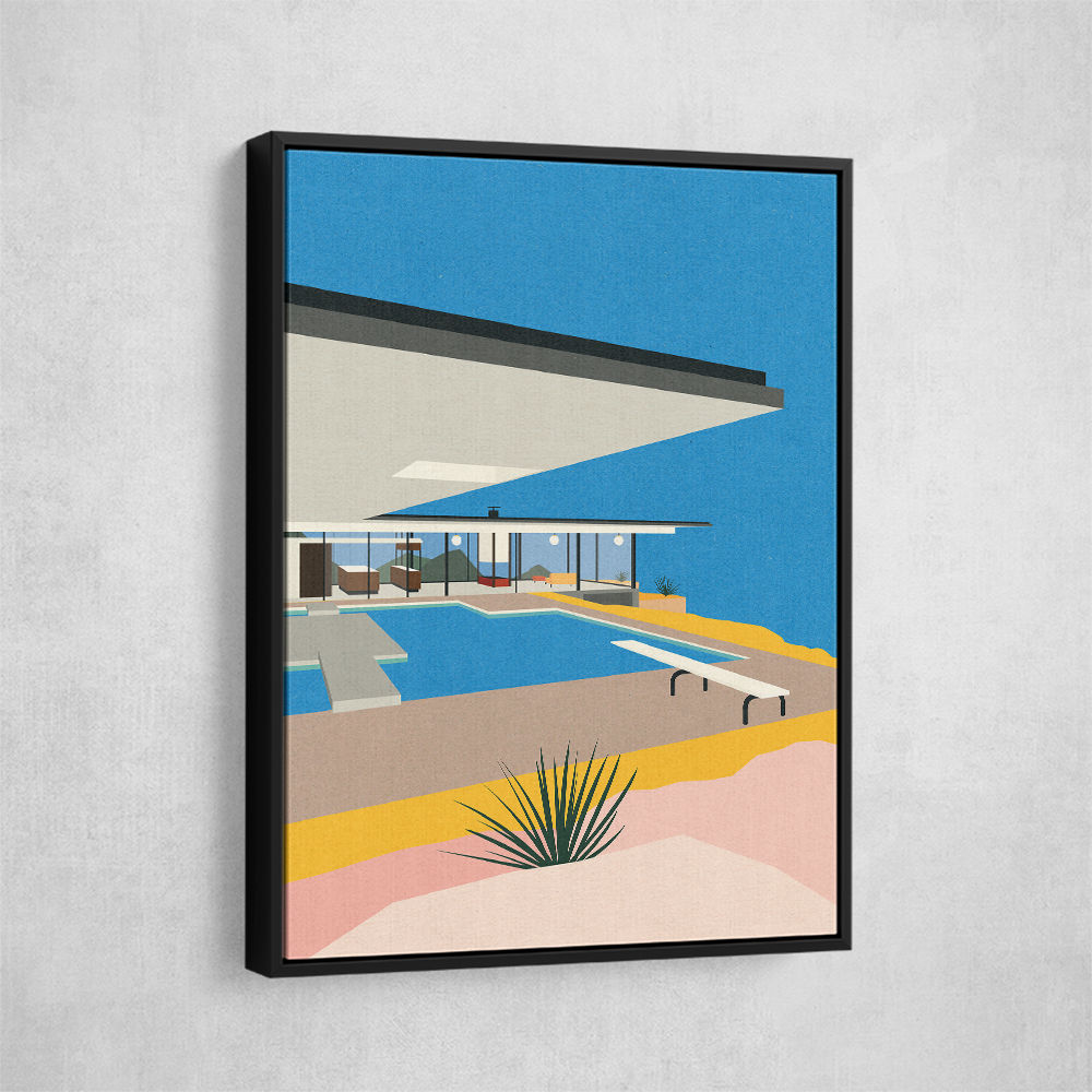 La Stahl House Wall Art