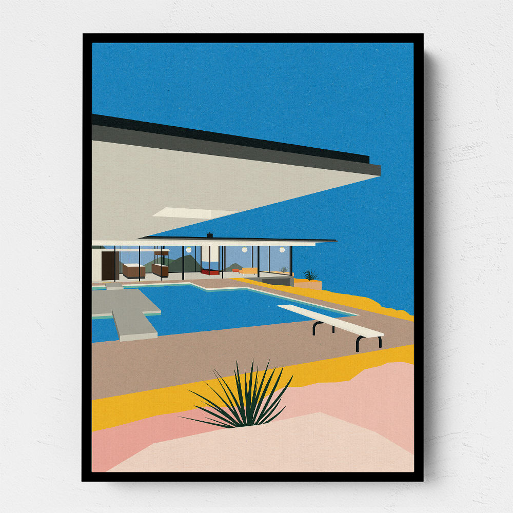 La Stahl House Wall Art