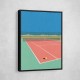 Tennis Court In The Desert Wall Art