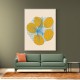 Five Lemons In A Net Bag Wall Art