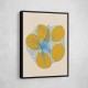 Five Lemons In A Net Bag Wall Art