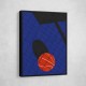 Backjard Basketball Court Wall Art