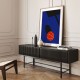 Backjard Basketball Court Wall Art