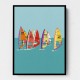 Baltic Sea Windsurfing Wall Art