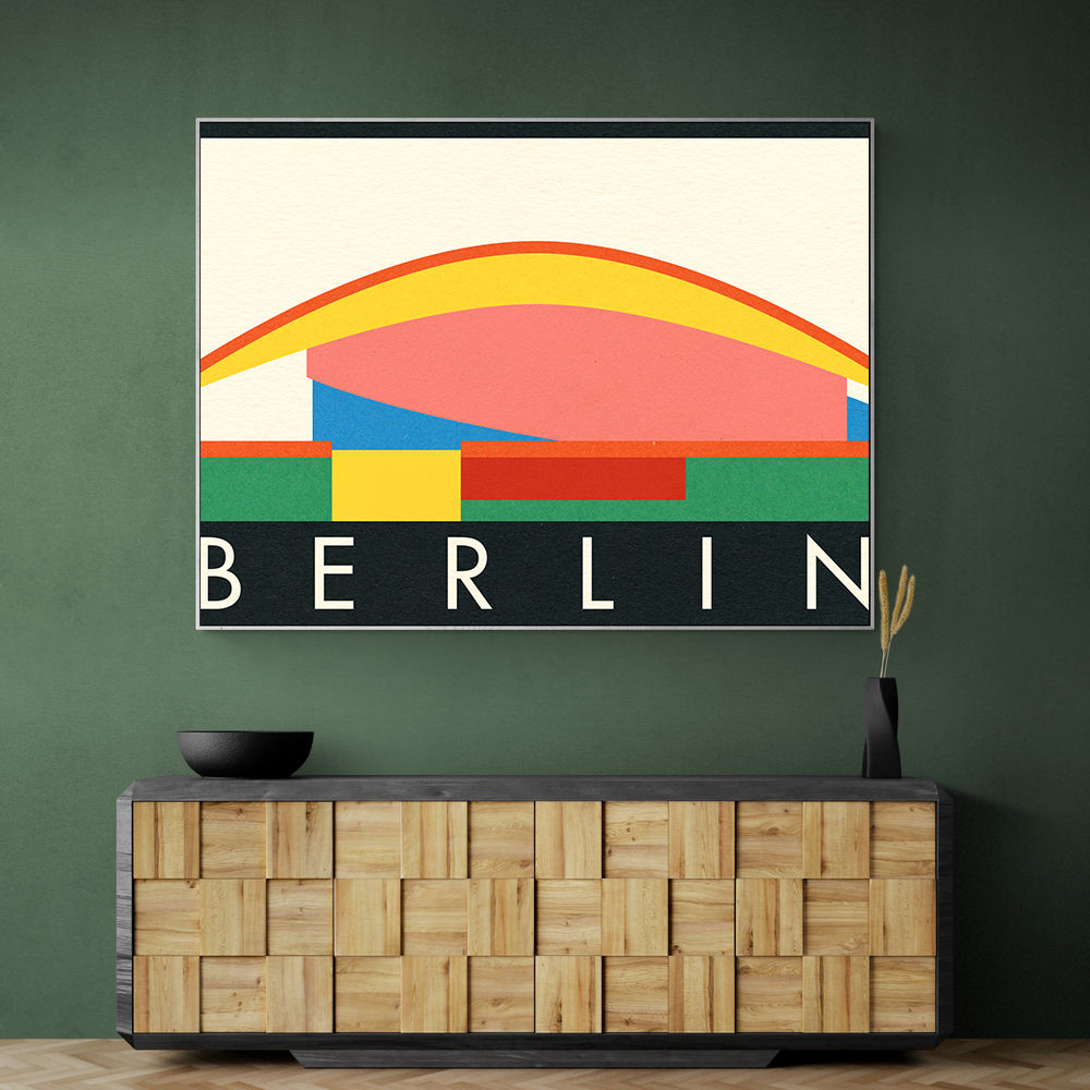 Berlin Hkw Wall Art
