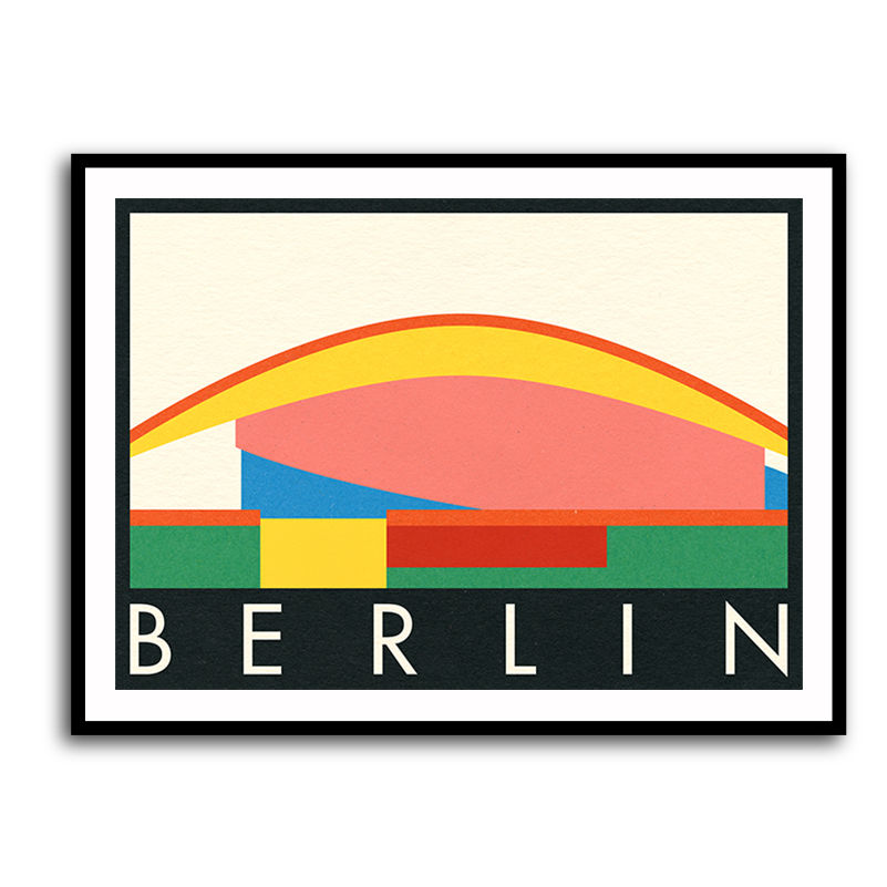 Berlin Hkw Wall Art