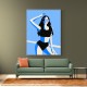 Blue Sport Girl Wall Art