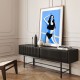 Blue Sport Girl Wall Art