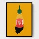 Chilli Sauce Wall Art