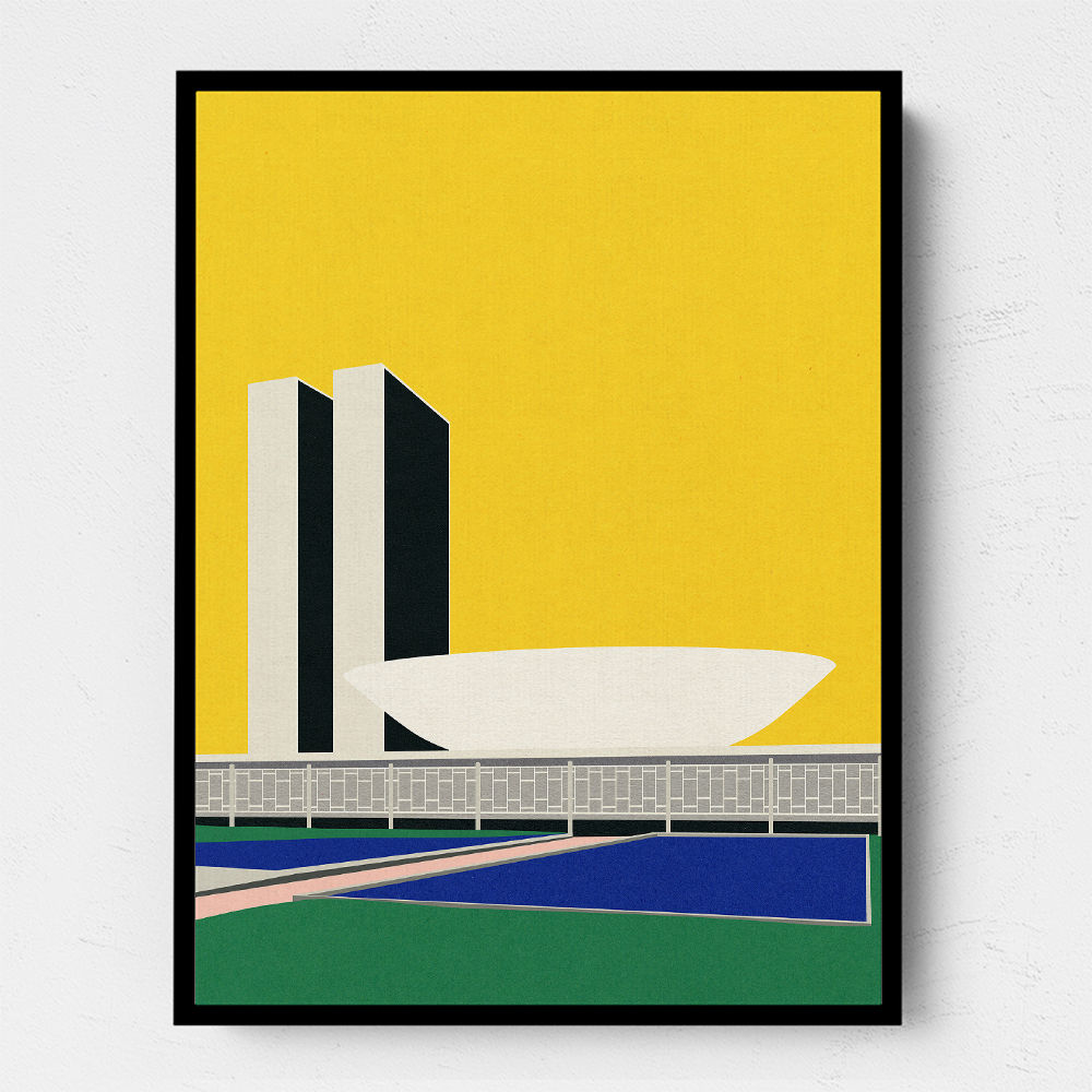 Congresso Nacional Brasilia Wall Art