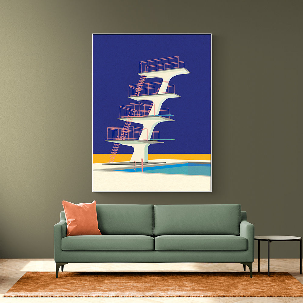 Diving Tower Wall Art