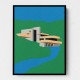 Frank Loyd Wright Falling Water Wall Art