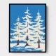 Harz Winter Trees Wall Art