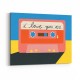 I Love You Mix Tape Wall Art