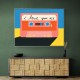 I Love You Mix Tape Wall Art