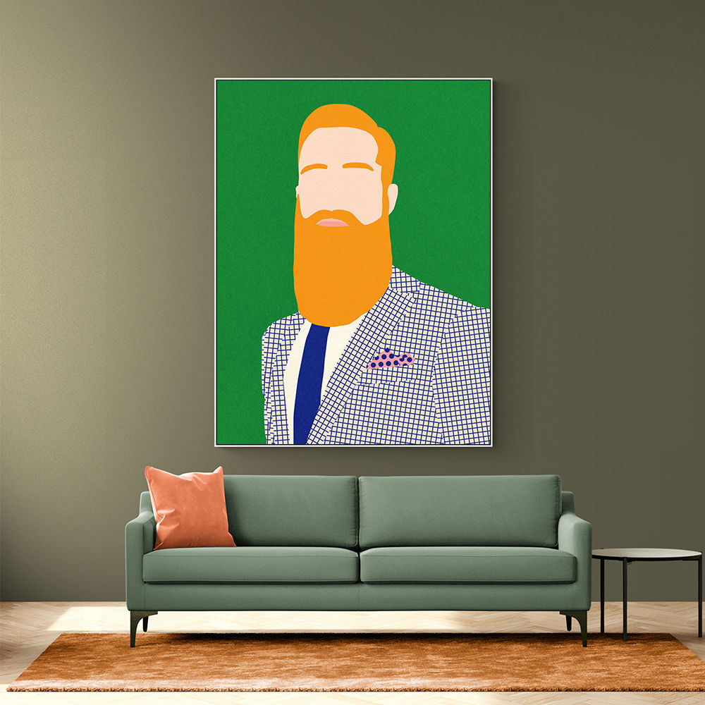 Men From Barber Shop Wall Art
