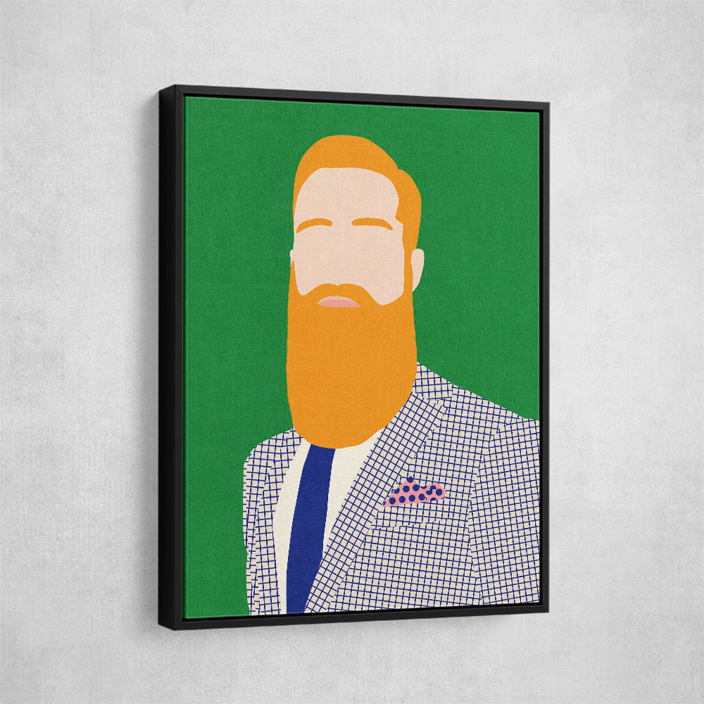 Men From Barber Shop Wall Art