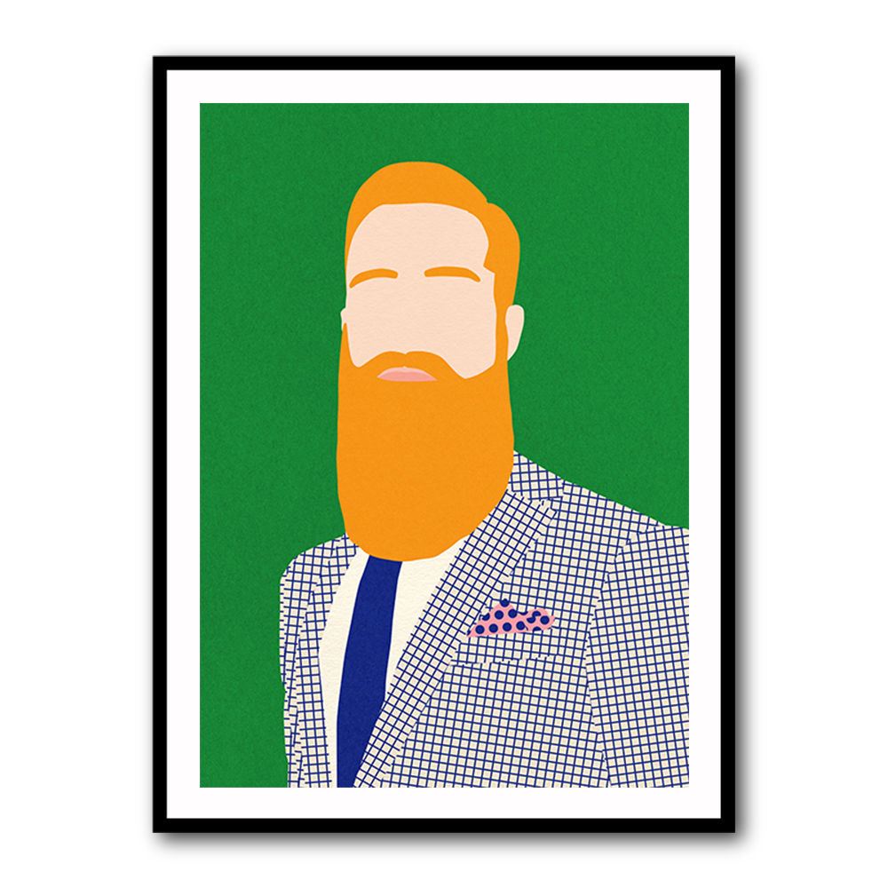 Men From Barber Shop Wall Art