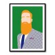 Men From Barber Shop Wall Art