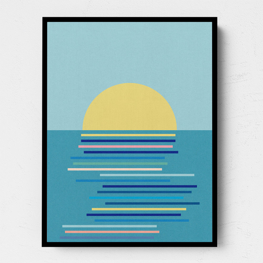 Sunrise In Ahrenshoop Wall Art