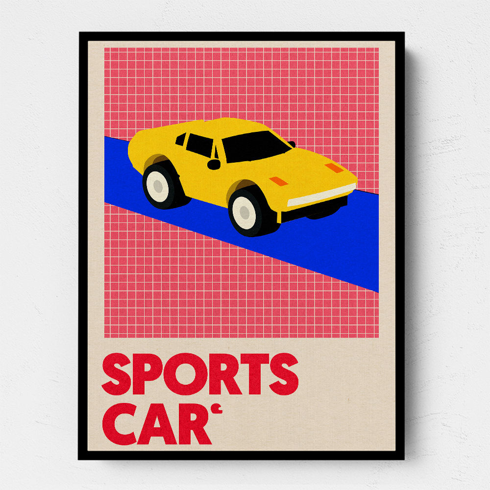 Sports Car Wall Art