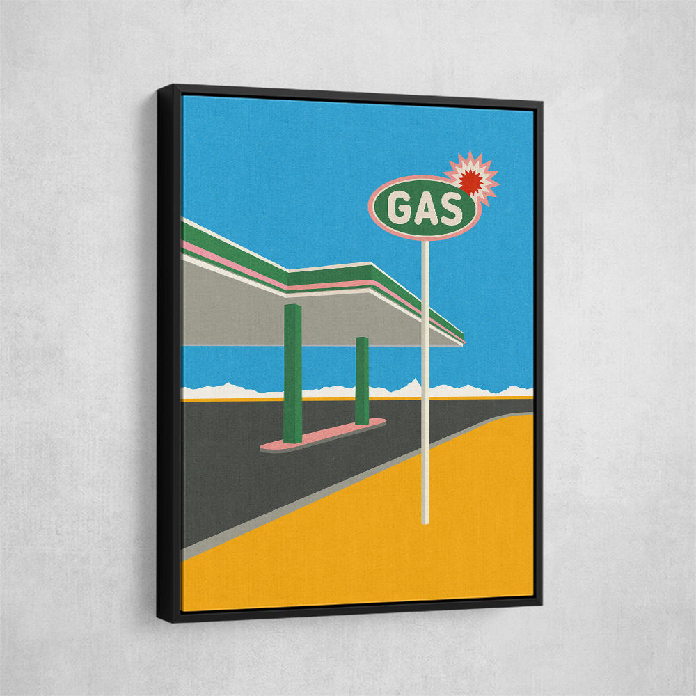 Spark Gas Station Wall Art