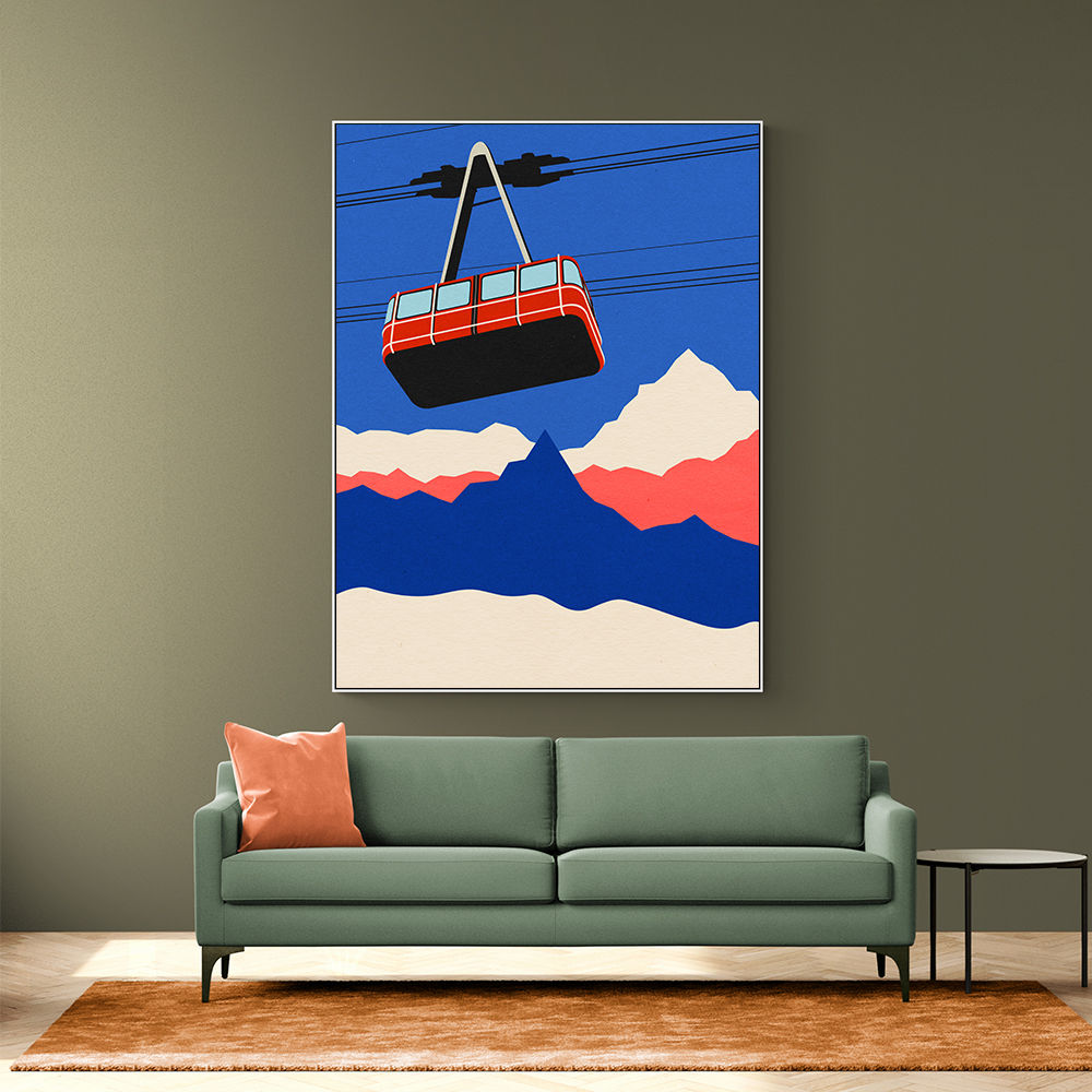 Ski Mountains Wall Art