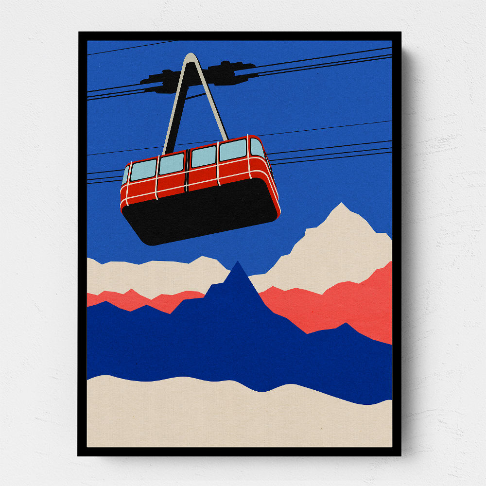Ski Mountains Wall Art