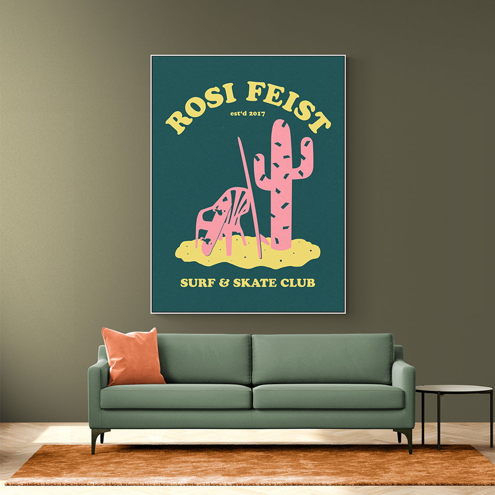 Rosi Feist Surf And Skate Club Wall Art