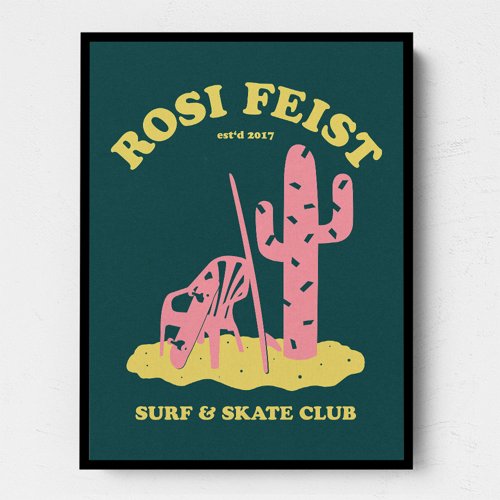 Rosi Feist Surf And Skate Club Wall Art