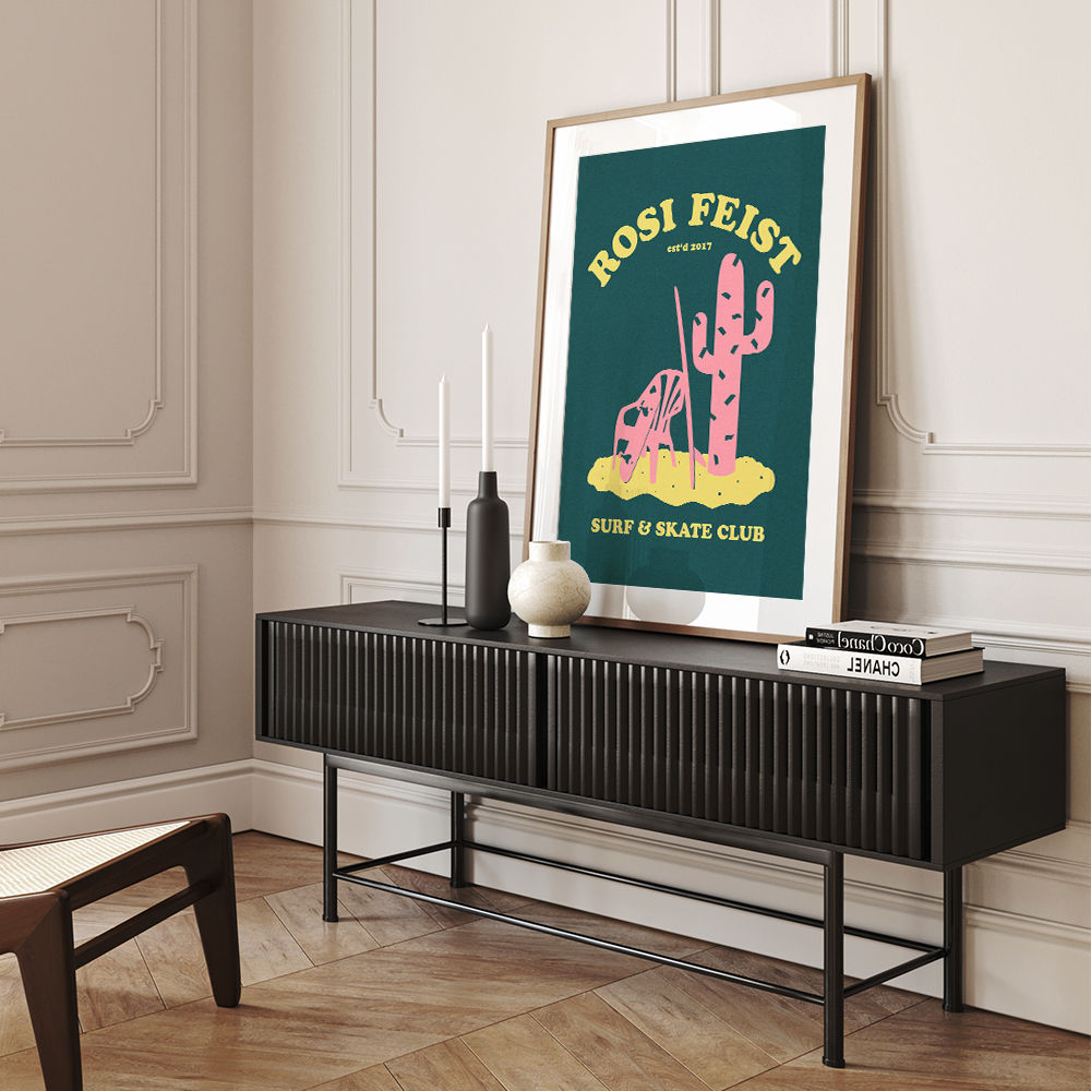 Rosi Feist Surf And Skate Club Wall Art