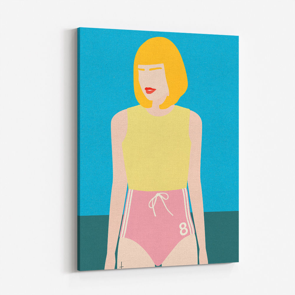 Runner Girl Wall Art