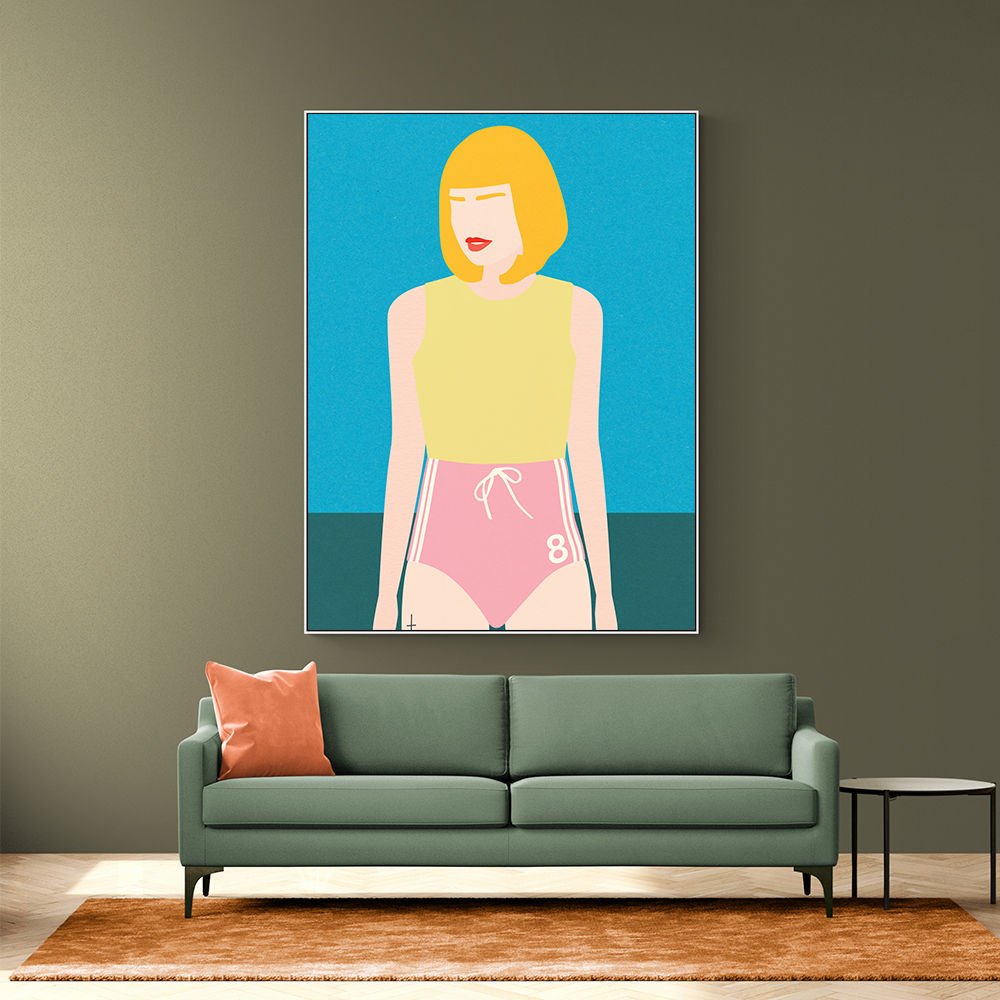 Runner Girl Wall Art