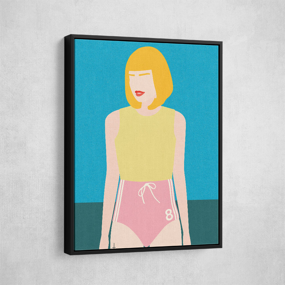Runner Girl Wall Art