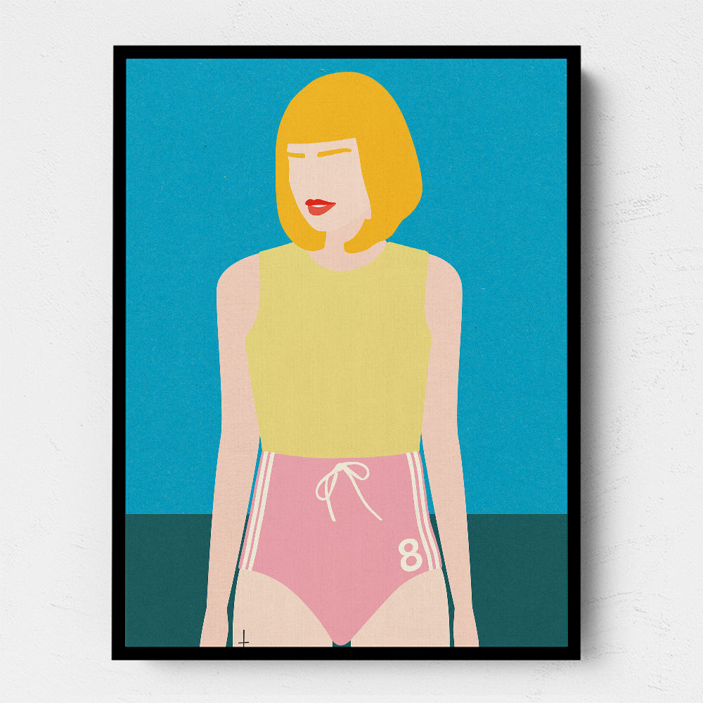 Runner Girl Wall Art