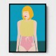Runner Girl Wall Art