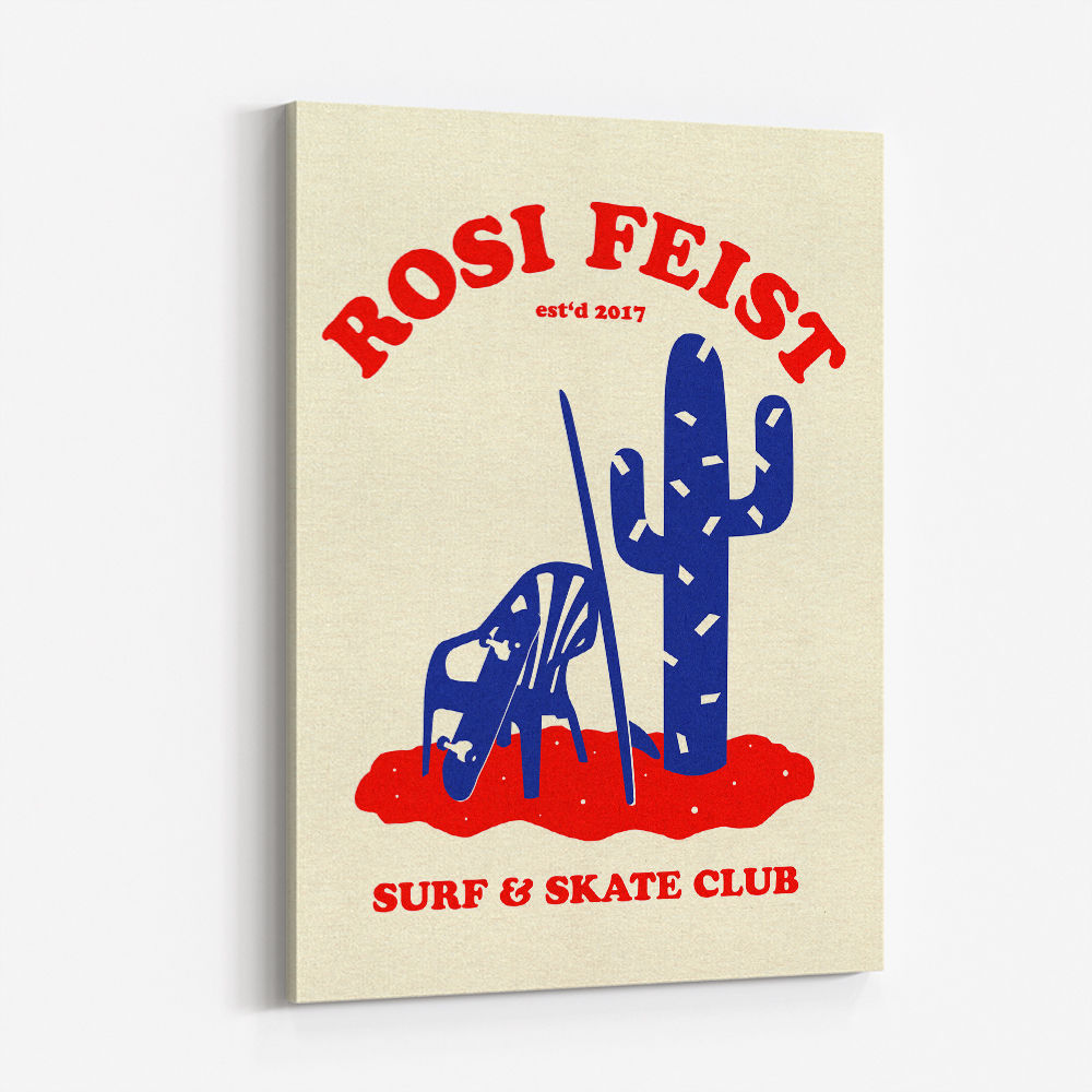 Rosi Feist Surf A Skate Club Wall Art