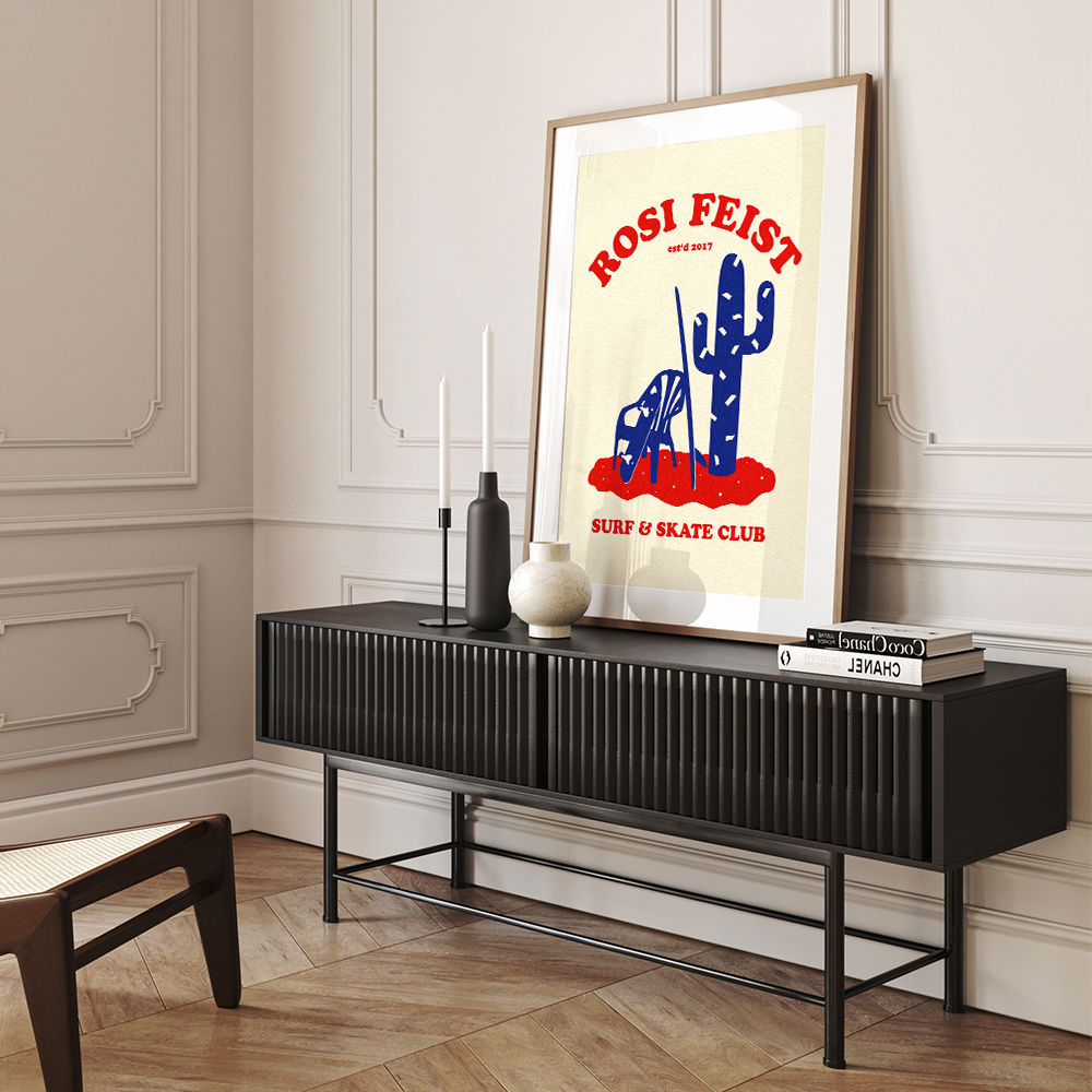 Rosi Feist Surf A Skate Club Wall Art
